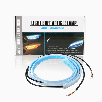 Couleur 300mm de bande à tube en ruban du phare LED de voiture de secours double 450mm 600mm