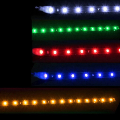 voyant d'alarme de secours de correction de la bande à tube en ruban du phare LED de voiture de 30cm 3528