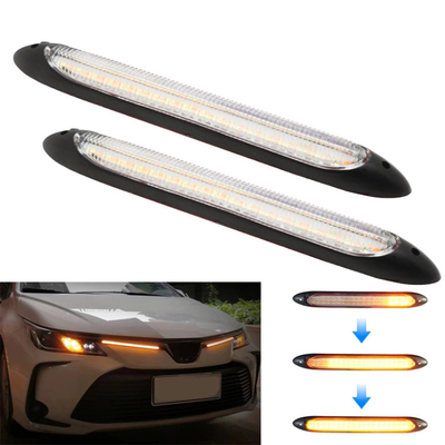 Le phare de avertissement de voiture de secours de Drl a mené le clignotant de flamme de couleur du tube deux