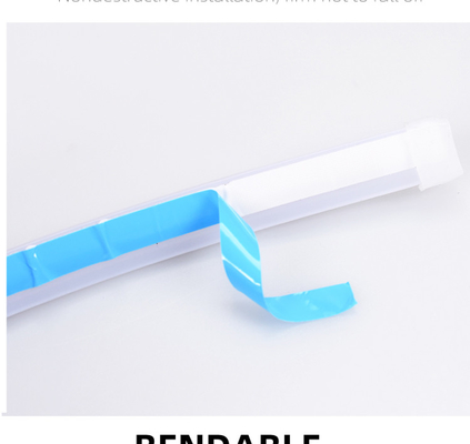 bande menée extérieure 120cm imperméable blanc de voyant d'alarme de la portière de voiture 12V