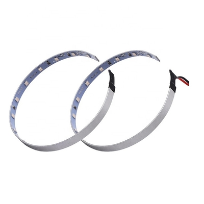 RVB 2,5 yeux ambiants de diable de l'anneau LED de phare de lumières de voiture de 3,0 pouces LED