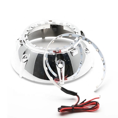 RVB 2,5 yeux ambiants de diable de l'anneau LED de phare de lumières de voiture de 3,0 pouces LED