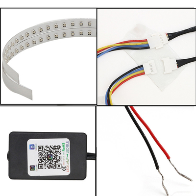 Kit ambiant d'anneaux de halo de démon du degré SMD d'Angel Eye Kits 360 de phare de contrôle d'APPLI de lumières de voiture d'IP 67 LED
