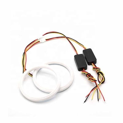 4014 couleur légère ambiante de fonctionnement des lumières 60mm DRL de voiture de LED la double a mené Angel Eyes Kit