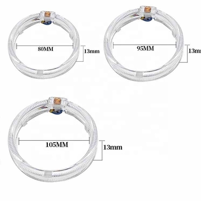 L'intérieur de voiture d'anneaux de halo de DRL RVB a mené les lumières ambiantes CCFL Angel Devil Eyes 80mm 95mm 105mm 110mm