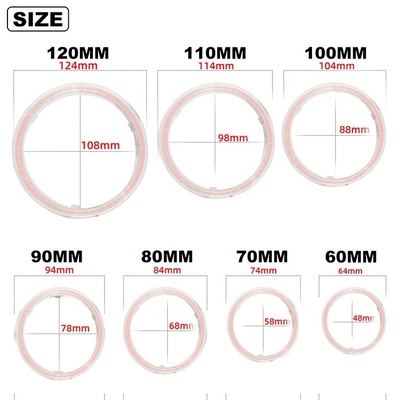Les lumières ambiantes de voiture de la moto DRL LED embrument l'ÉPI 60mm de lampe 70mm 80mm 90mm 100mm 110mm