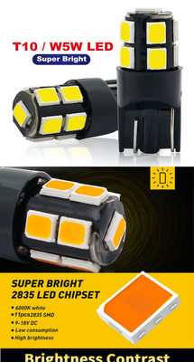 Bulbes LED automobiles blancs de 12 V pour voitures, camions et VUS
