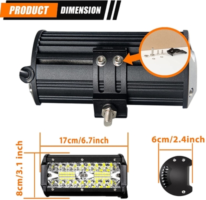 Lumières LED à haute puissance de 200 W IP68 Matériau en alliage d'aluminium étanche