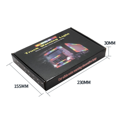 24V 5050 SMD 5A 2.4m Lumières de l'atmosphère intérieure de voiture avec télécommande pour camionnette