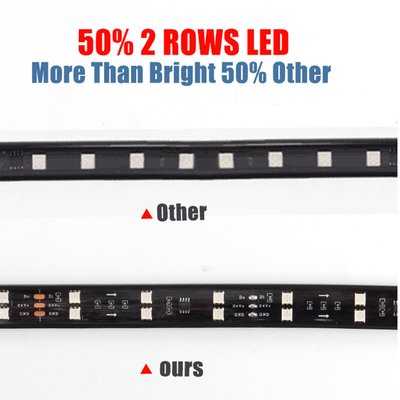 24V 5050 SMD 5A 2.4m Lumières de l'atmosphère intérieure de voiture avec télécommande pour camionnette