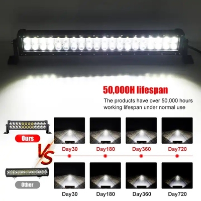 22 pouces à l'épreuve de la poussière LED Light Bar Pour le camion, 4wd Jeep SUV bateau LED Offroad Light Bar