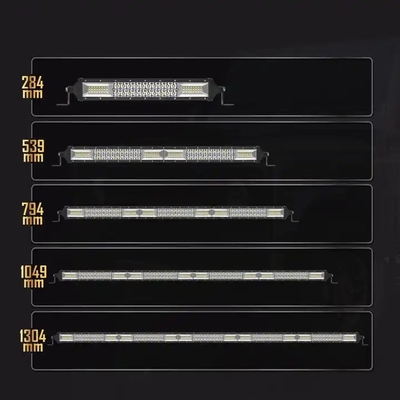 Barre lumineuse LED à double rangée pour voiture 200W - 1000W Profil en aluminium