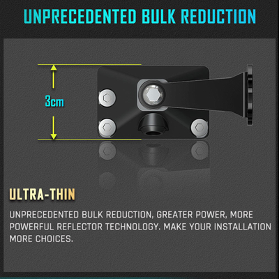 Barre lumineuse LED à double rangée pour voiture 200W - 1000W Profil en aluminium