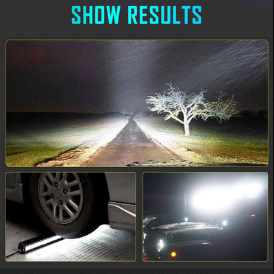 Barre lumineuse LED à double rangée pour voiture 200W - 1000W Profil en aluminium