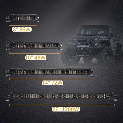 Off-road 4x4 Jeep Truck UTV LED Light Bar 12V 24V Automotive LED Light Bar Il peut être utilisé pour les voitures de luxe