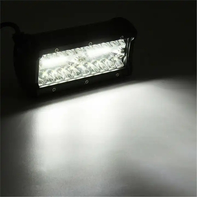 9 pouces 180W double rangée LED Light Bar Blanc / Ambre Pour les voitures tout-terrain