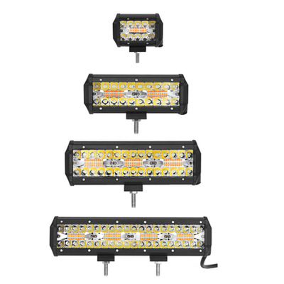 9 pouces 180W double rangée LED Light Bar Blanc / Ambre Pour les voitures tout-terrain