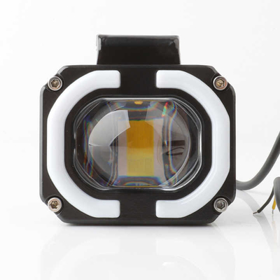 4x4 Offroad Lampes de travail à LED phares de brouillard Lumière de conduite 12-80V 4 pouces 30W Double couleur