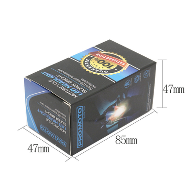 Mini-luminaire de conduite DRL Motorcycle LED phare ampoule H4 H6 BA20D P15D Auto Car Fisheye Projecteur Lentille double couleur