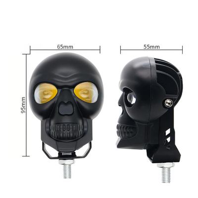 3 pouces 40w Les phares du crâne de la moto Lumière extérieure Mini LED