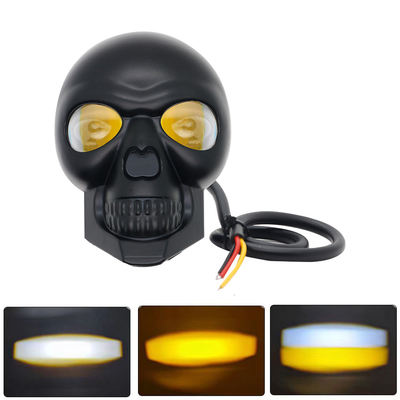 3 pouces 40w Les phares du crâne de la moto Lumière extérieure Mini LED