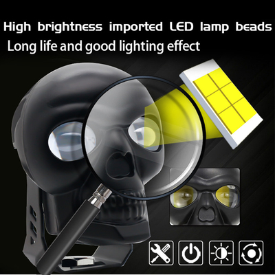 3 pouces 40w Les phares du crâne de la moto Lumière extérieure Mini LED