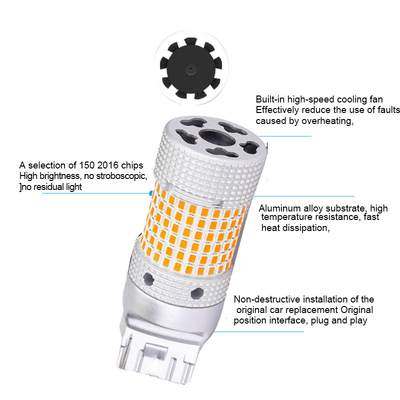 Lumière de brouillard Canbus 2016 puce 150 SMD 1156/1157/7440 LED