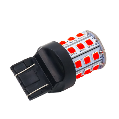 Longue durée des signaux de virage LED blancs pour les voitures 12V corps en alliage d'aluminium blanc jaune rouge 3030 33SMD