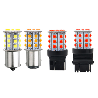 Longue durée des signaux de virage LED blancs pour les voitures 12V corps en alliage d'aluminium blanc jaune rouge 3030 33SMD