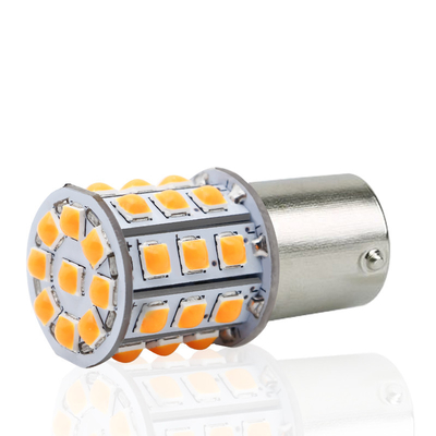 Longue durée des signaux de virage LED blancs pour les voitures 12V corps en alliage d'aluminium blanc jaune rouge 3030 33SMD