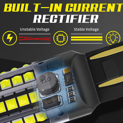 Lumière rétro-éclairante LED en alliage d'aluminium blanc