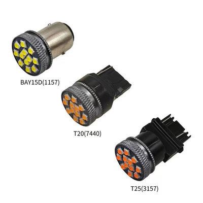 1156 Indicateurs de virage de frein LED Solution ultime pour la fonction de signal de virage ampoule LED 1156 W21/5W 1157 BAY15D P21/5W LED