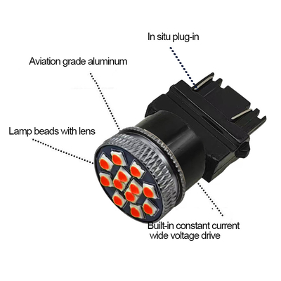 1156 Indicateurs de virage de frein LED Solution ultime pour la fonction de signal de virage ampoule LED 1156 W21/5W 1157 BAY15D P21/5W LED