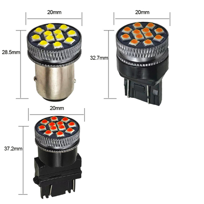 1156 Indicateurs de virage de frein LED Solution ultime pour la fonction de signal de virage ampoule LED 1156 W21/5W 1157 BAY15D P21/5W LED