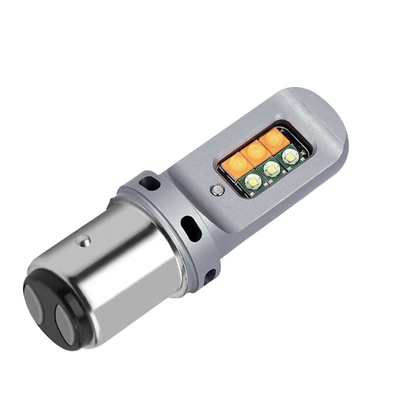 Lumières à LED de freinage et de virage de 5 W à longue durée de vie avec 1156 ampoules LED universelles 12 smd 1156 P21W BA15S PY21W 3157 7443 Canbus