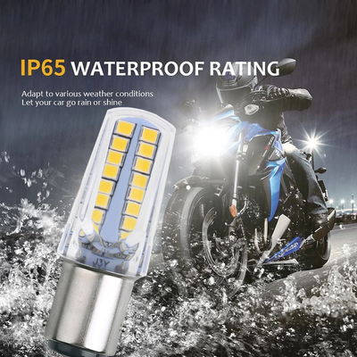 1157 32SMD Ambre LED Feux de freinage de virage de la lumière LED ampoule de voiture queue d'arrêt de virage de retourner pour la moto