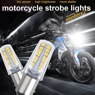 1157 32SMD Ambre LED Feux de freinage de virage de la lumière LED ampoule de voiture queue d'arrêt de virage de retourner pour la moto