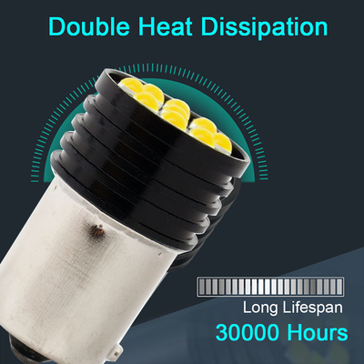 1157 BAY15D LED P21/5W 1156 BA15S P21W ampoules à LED 9 SMD 3030 R5W R10W lampe de frein de voiture à rétroéclairage