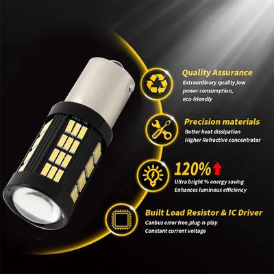 1157 1156 4014 66 SMD LED lumière de freinage Les voitures en marche arrière intérieur ampoules LED Auto Canbus