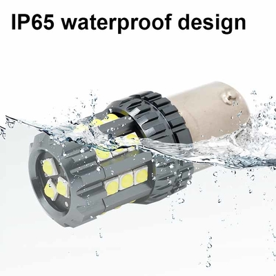 Lumières de virage de voiture LED blanche Auto 12V 24V 2835 45SMD 1156 1157 T25 3156 3157 T20 7440 7443 Canbus ampoules voiture LED