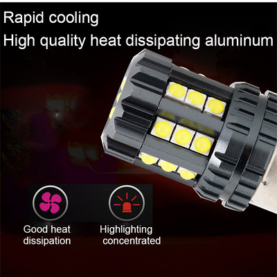 Lumières de virage de voiture LED blanche Auto 12V 24V 2835 45SMD 1156 1157 T25 3156 3157 T20 7440 7443 Canbus ampoules voiture LED