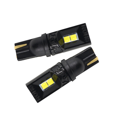 360 degrés LED ampoules T10 194 168 147 W5W 3030 voiture LED ampoules intérieures sans erreur Plaque d'immatriculation
