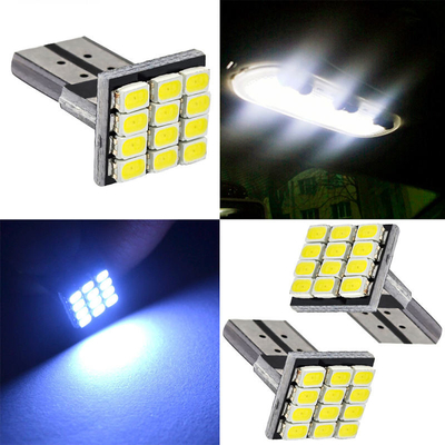 Puissance 9W ampoules LED étanches IP67 360 degrés Lumière automobile 12v T10 12SMD 1206 3020 Plaque d'immatriculation