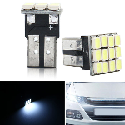 Puissance 9W ampoules LED étanches IP67 360 degrés Lumière automobile 12v T10 12SMD 1206 3020 Plaque d'immatriculation