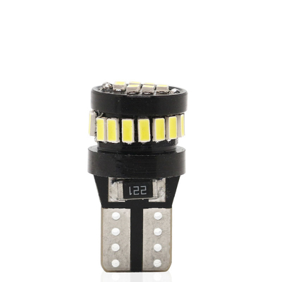 3014 Puce LED ampoules automobiles Lumière blanche 360 degrés angle de faisceau T10 3014 24smd courant constant ampoule à LED brillante