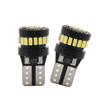 3014 Puce LED ampoules automobiles Lumière blanche 360 degrés angle de faisceau T10 3014 24smd courant constant ampoule à LED brillante