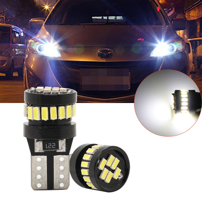 3014 Puce LED ampoules automobiles Lumière blanche 360 degrés angle de faisceau T10 3014 24smd courant constant ampoule à LED brillante