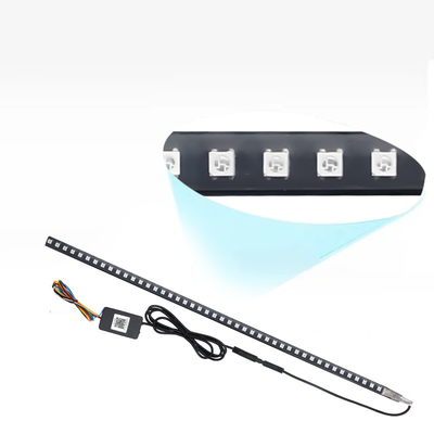 Lumières LED à l'intérieur des voitures ABS universelles étanches à l'eau 56 cm Car Flash Strobe Light Knight Rider Scanner Light