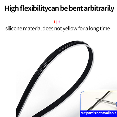 5V PVC USB LED Strip Lights 110cm avec contrôle à distance APP Multi modes d'éclairage pour l'atmosphère intérieure