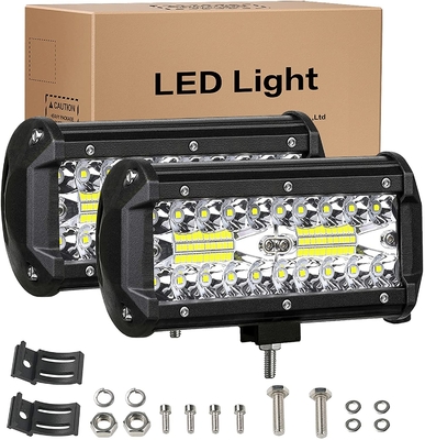le brouillard de 240W 24000lm a mené le guide optique les lumières menées 7 par pouces Off Road d'entraînement imperméable